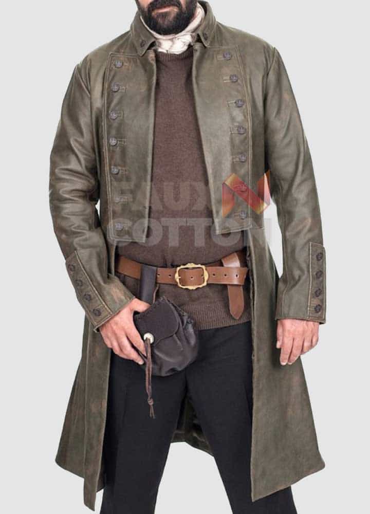 Outlander Sam Heughan Leather Coat